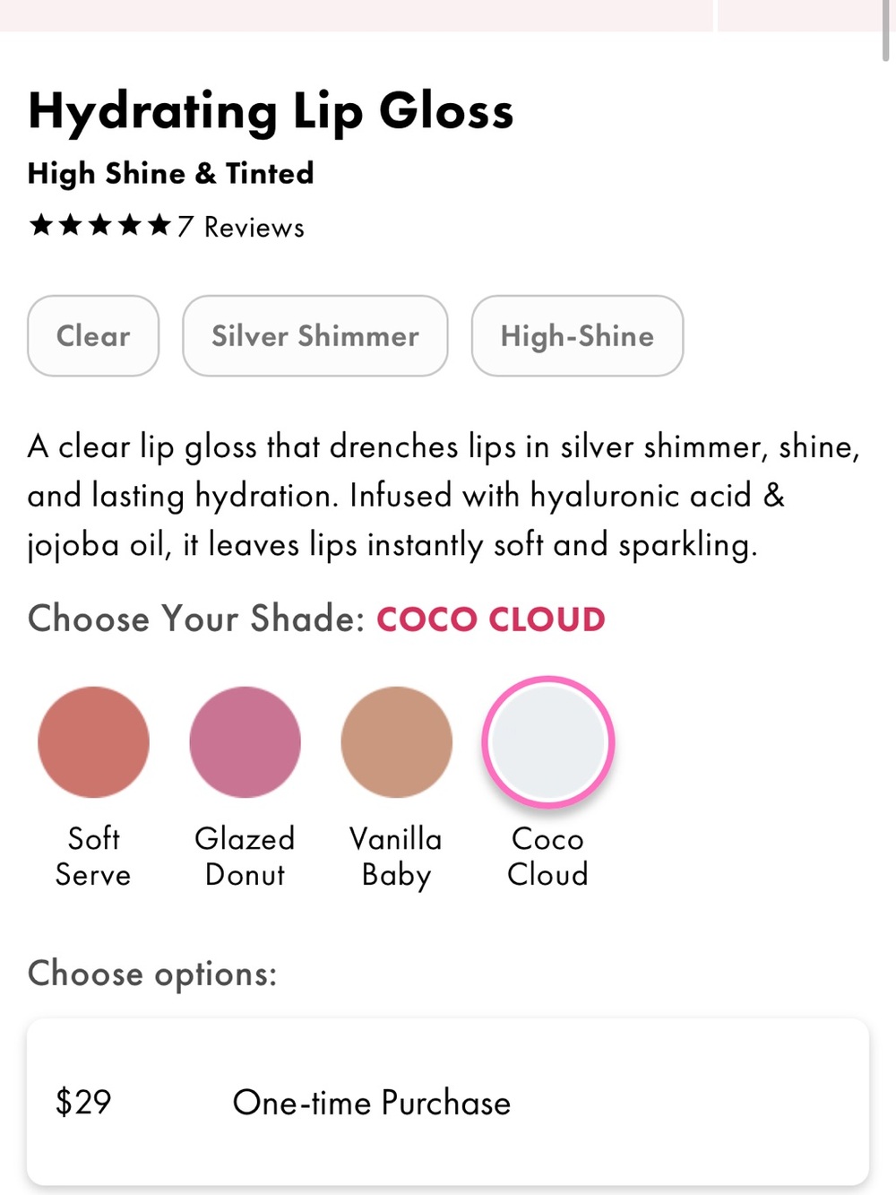 TRULY Lip Gloss - coco cloud - Picture 2 of 4